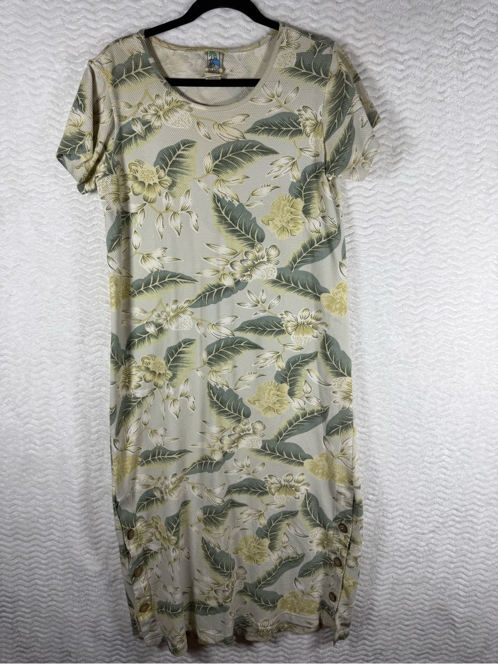 Island Tropics 100% cotton One Piece Long Dress.